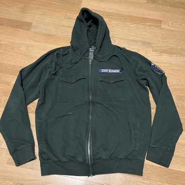 Attack on Titan Season 3 Men's Medium Green Full Z