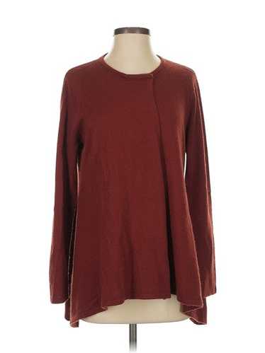 Doncaster Collection Women Red Silk Pullover Sweat