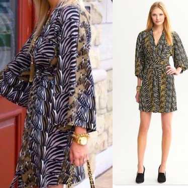 BANANA REPUBLIC x Issa London Zebra Printed Kimono Dress