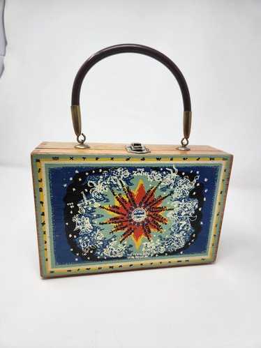 Vintage bakelite box purse - Gem