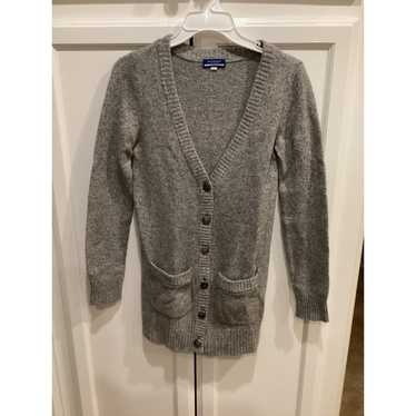 BURBERRY BLUE LABEL リブニット グレー M B8858 バーバリーブルーレーベル BURBERRY BLUE LABEL 美品 リブニット