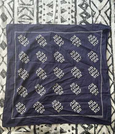 Supreme SS17 Go Fuck Yourself Bandana (ステッカー付き) Supreme - SUPREME GO FUCK YOURSELF BANDANA バンダナ の通販