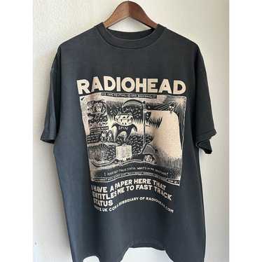 Rare!! Vintage 00's RADIOHEAD KID A Album Band Tee Shirt