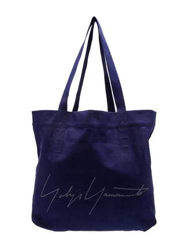 Yohji Yamamoto ☆ COTTON CANVAS LOGO TOTE BAG ブラック yohji yamamoto canvas tote bag with pocket novelty LTD