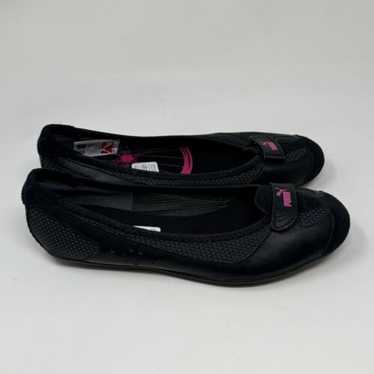 Puma black leather flats - Gem