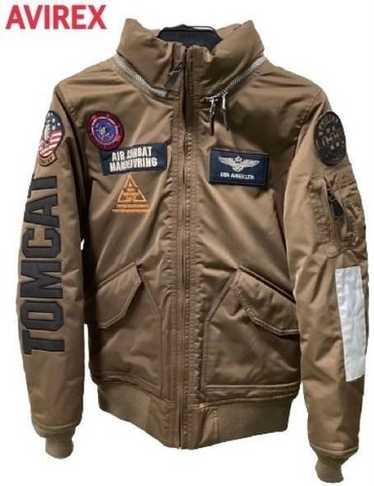ジャケット・アウター AVIREX MA-1 TOPHATTERS BABY 1975 TOMCAT Avirex MA-1 Light Tomcat Royal Navy Men's L Jacket Used | eBay