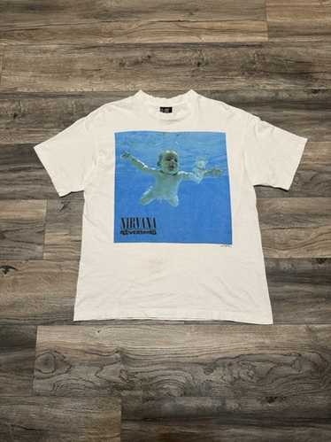 Nirvana Nevermind ヴィンテージTシャツ Mサイズ M) ニルヴァーナ NEVERMIND Tシャツ (オフィシャル B品 未使用品