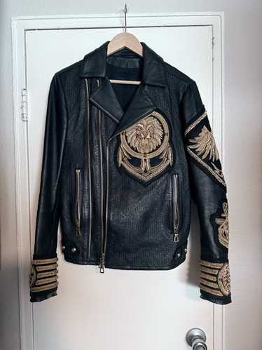 タグ付き未使用】BALMAIN バルマン ライダースジャケット