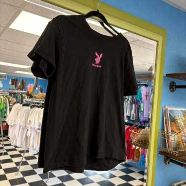 90s PLAY BOY プレイボーイ　Tシャツ　ラグラン　y2k ピンク Y2k playboy tee - Gem