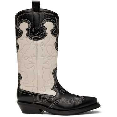 Ganni ganni western-embroidered boots - Gem
