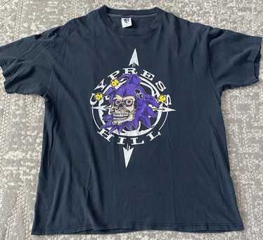 HYDE着 CLOWN DOLMAN SLEEVE TEE VTG Cypress Hill Tie Dye Smoking Clown Skull T-Shirt - Gem