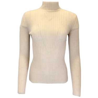 ニット+セーター HERMES - HERMES CASHMERE RIB KNIT FLARE SWEATER Hermes cashmere rib knit - Gem
