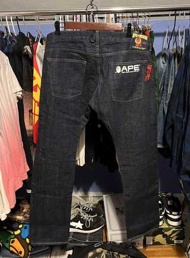 完売品 BAPE STUDDED WASH RELAXED FIT DENIM BAPE-Studded-Heavy-Wash-