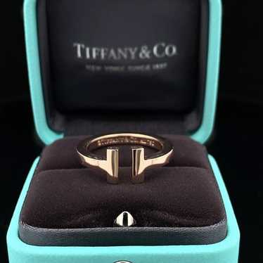 Tiffany t square ring - Gem