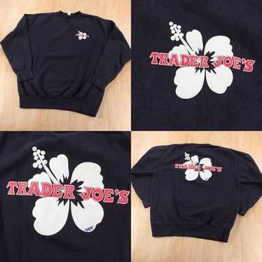 TRADER JOES hibiscus flower employee staff crew cr