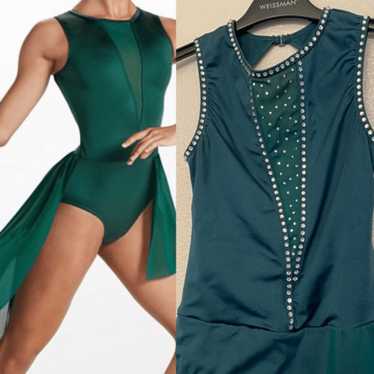 WEISSMAN Balera Solo Dance green Costume Back Pan… - image 1