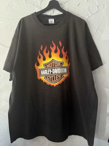 90s) harley davidson flame - Gem