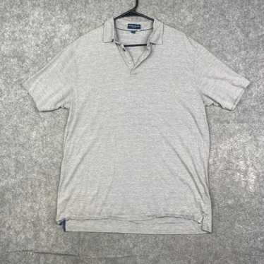 Peter Millar Shirt Mens Large Gray Polo Collection