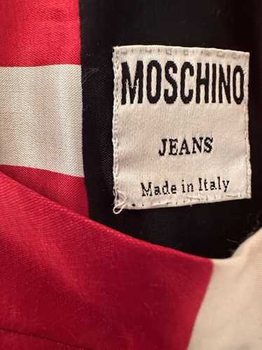 MOSCHINO◆レトロシャツ/レーヨン/レッド/ギター柄/old MOSCHINO – VINTAGE SELECT SHOP MAISON DE VII（メゾンドヴィ）