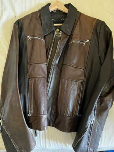 FIDELITY LEATHERS ブラウン レザージャケット 36 大人の魅力あふれるバイク用ジャケット、紳士に似合う本革