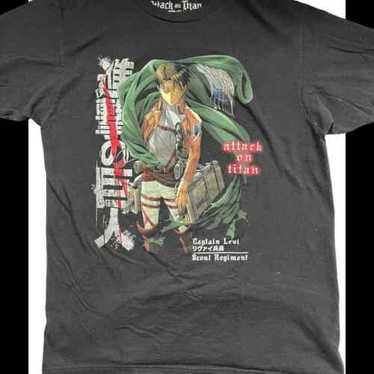 Attack on Titan T Shirt Captain Levi Scout Regimen