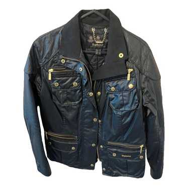 サリ Barbour leather international M Barbour Leather International Jacket M Brown Military Style