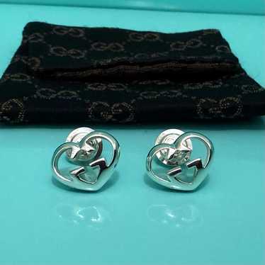 【Gucci】ピアス Interlocking G Silver Pierce Gucci】ピアス Interlocking G Silver Pierce GUCCI
