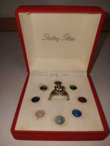 Sterling silver interchangeable stone - Gem