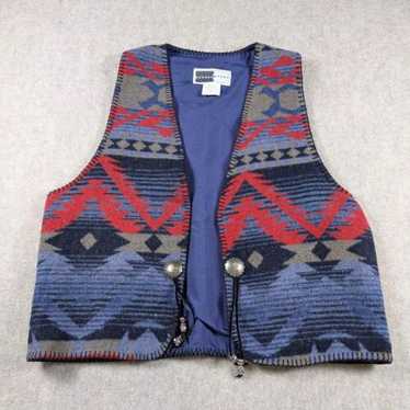 Vintage Rhonda Stark Southwestern Aztec Wool Blend