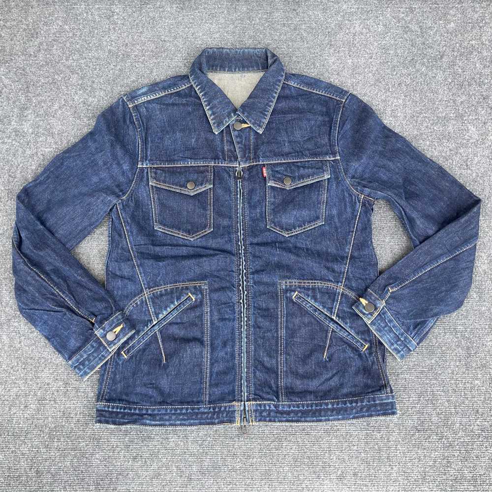 ジャケット・アウター 00s japanese label wire jacket archive Vtg 90s Y2K Men's Large Kansai O2 Yamamoto Wool Blend