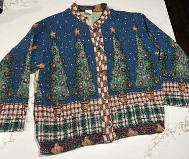 90s USA製　SUGAR STREET WEAVERS 総柄 クリスマス Sugar street weavers santa - Gem