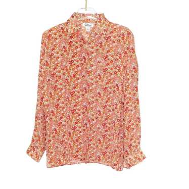 【Galliano】S/S Blouse archive Vintage John Galliano For Christian Dior Blouse Silk Chiffon