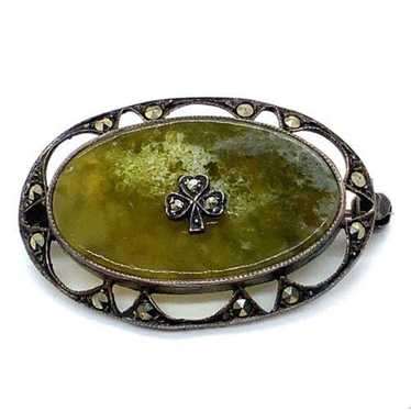 CONNEMARA MARBLE ブローチ Amazon | Tara Brooch Connemara Marble Made in Ireland