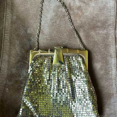 Whiting And Davis Gold Evening Bag
