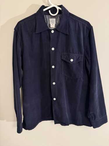 Post Overalls Army Shirt Blue Denim – Clutch Cafe