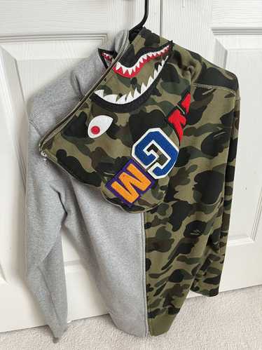 Bape hoodie camo half - Gem