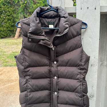 J. Crew Women's Puffer Vest - Brown - image 1