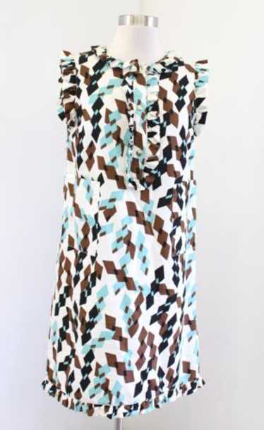 MARNI WINTER EDITION 2012 キュロット ダークグレー38 Marni Winter Edition 2012 Abstract Printed Ruffle Shi… - Gem