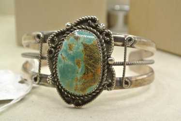 Opulent Navajo Landoll And Huge Turquoise Native American Jewelry Silver Arrow Bracelet Opulent Navajo Landoll And Huge Turquoise Native American Jewelry Silver Arrow Bracelet