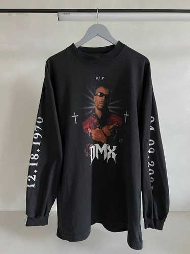 BALENCIAGA×YEEZY DMX A TRIBUTE ロンT ブラック BALENCIAGA DMX YEEZY A TRIBUTE OVERSIZED LS T-SHIRT SIZE: XL