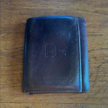 Dior Embossment Logo leather Coin Case
