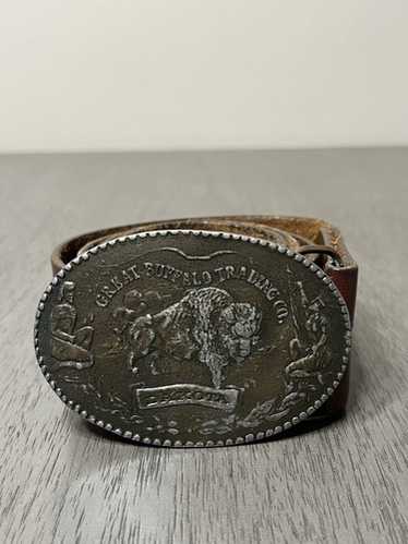 Belt buckle, great buffalo - Gem