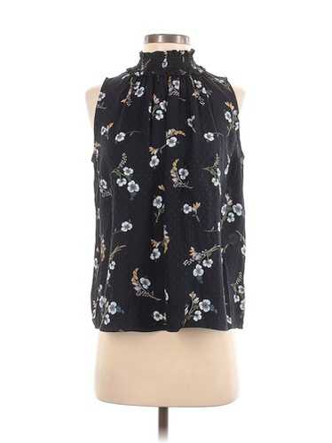 Rebecca Taylor Women Black Sleeveless Silk Top 2 - image 1