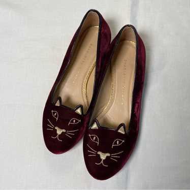 Charlotte Olympiaベルベットシューズ Charlotte Olympia - シャーロットオリンピアCHAROTTEOLYMPIA