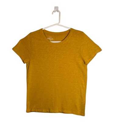 J Crew Factory Golden Yellow Girlfriend Tee
