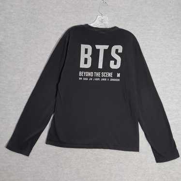 BTS WORLD TOUR BEYOND THE SCENE VER. 4 BLACK T-SHIRT BLUE