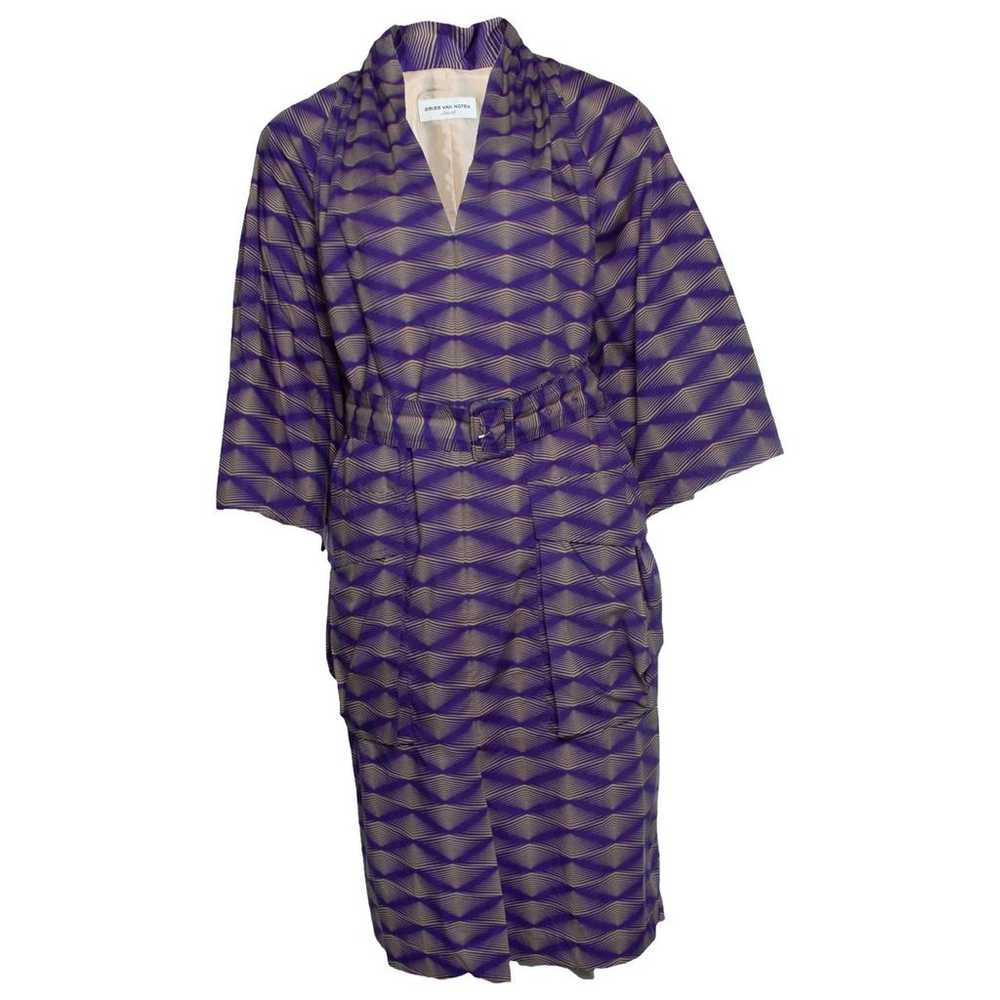 関税送料込【DRIES VAN NOTEN】ミディワンピース クリスタル付き Dries Van Noten(ドリス ヴァン ノッテン) ワンピース