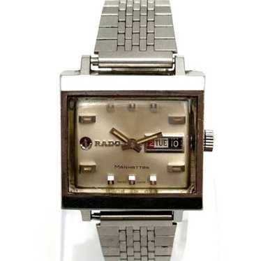 samu4464 RADO Manhattan 時計 金属ベルト希少 RADO manhattan【ラドー マンハッタン】自動巻き 25石
