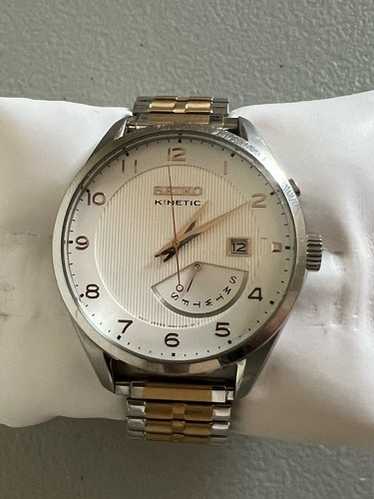 SEIKO KINETIC 5M84-0AB0 電池交換済み SEIKO KINETIC 5M84-0AB0 電池交換済み - メルカリ