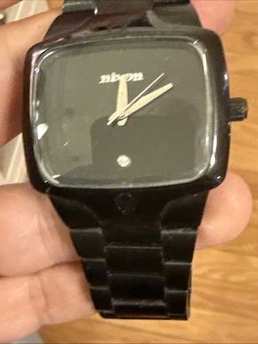 NIXON PLAYER 腕時計 ブラック/シルバー Nixon Player Silver Black Yes It's Real Men Women Watch